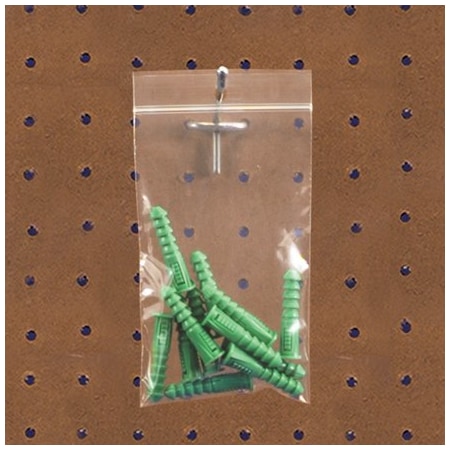 Bsc Preferred 9 x 12'' - 2 Mil Reclosable Poly Bags w/ Hang Hole, 1000PK BUY03998531